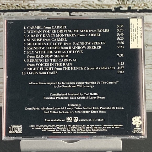 Joe Sample – Collection ( CD 1991 - GRP / BMG ) Club Edition - Picture 2 of 6